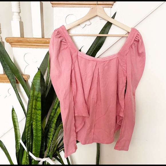 Free People Pink Gotcha babydoll top. Size XS. NWT—purchased at sample sale. - Picture 7 of 7